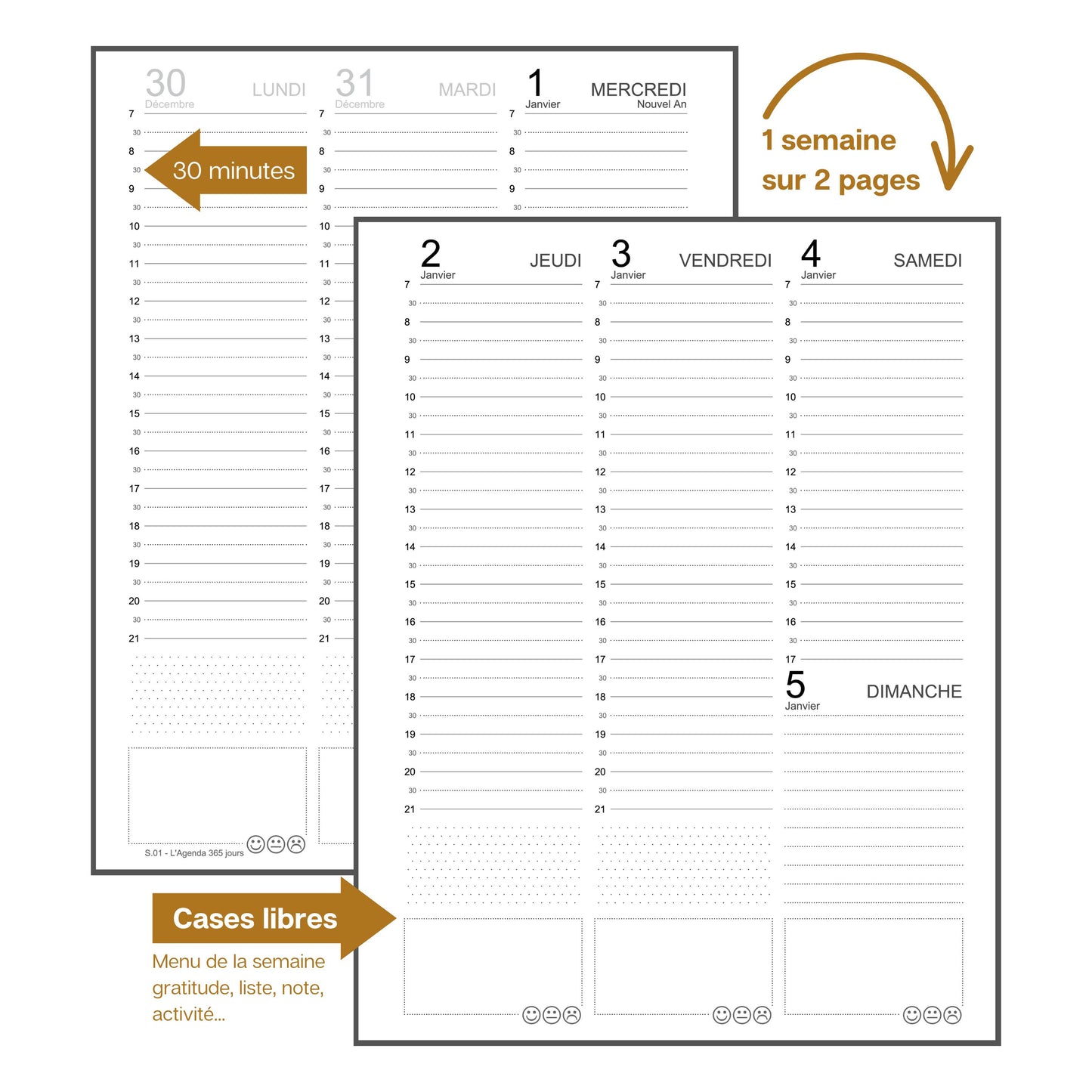 Agenda 2025 - 01 Janvier
