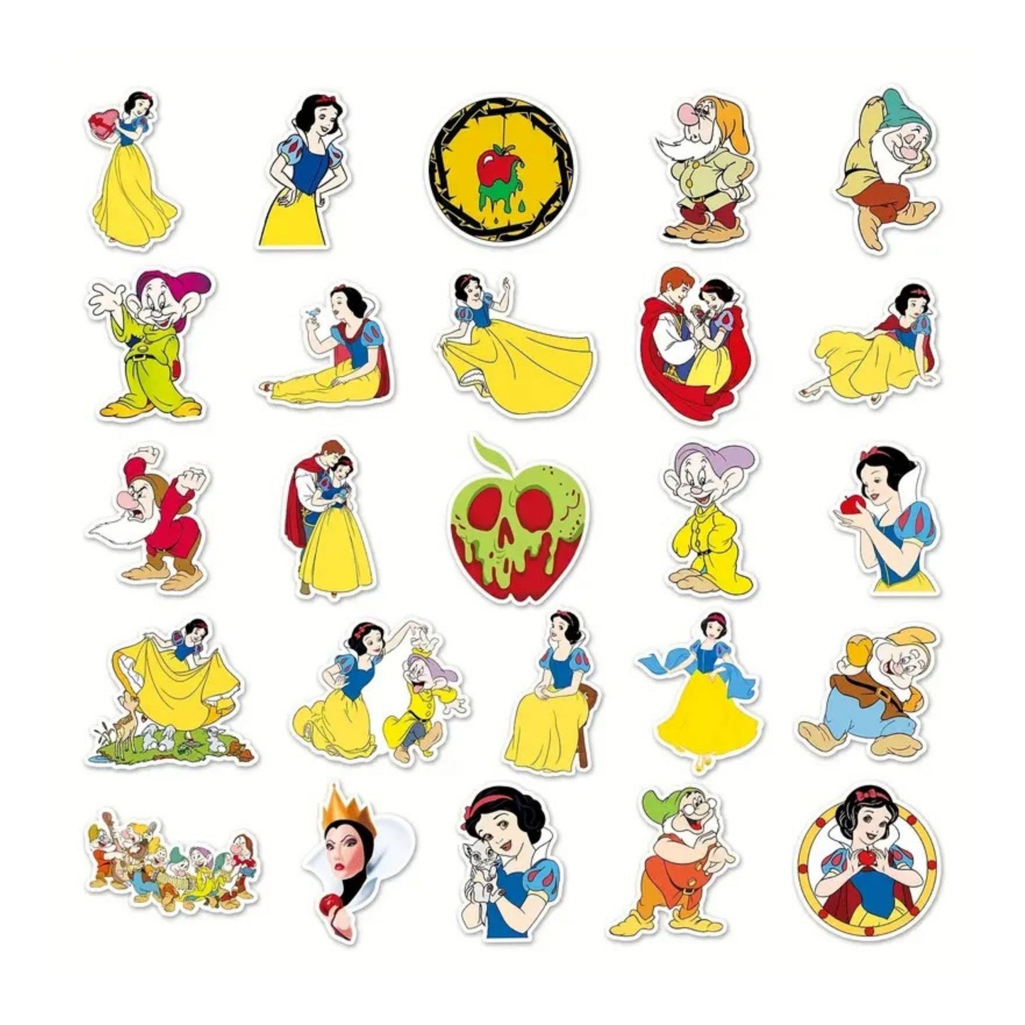 Autocollants - Blanche Neige