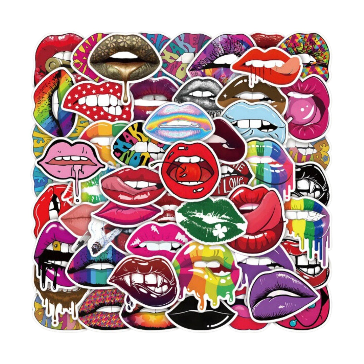 Autocollants - Lèvres sexy