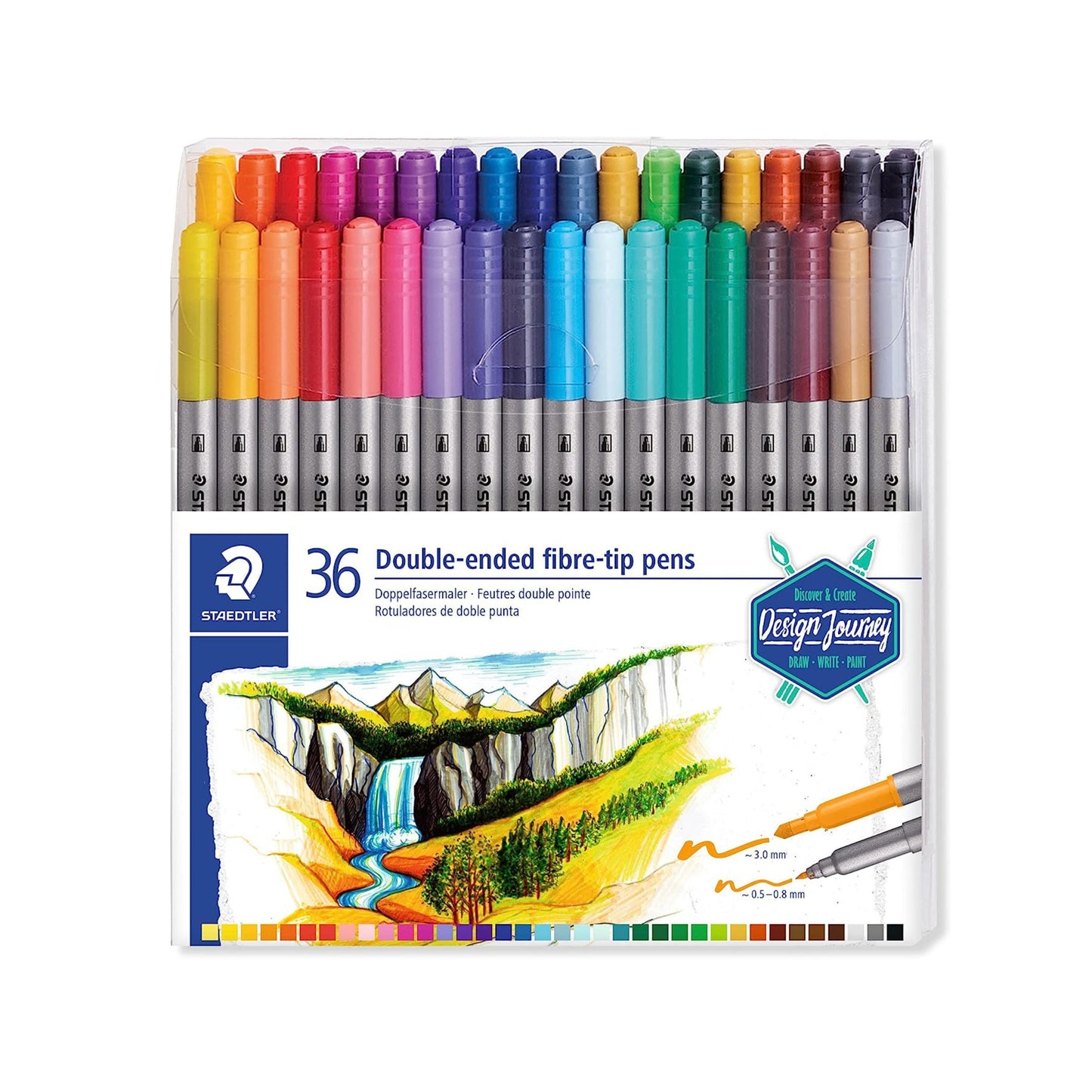 Staedtler - 36 Doubles feutres