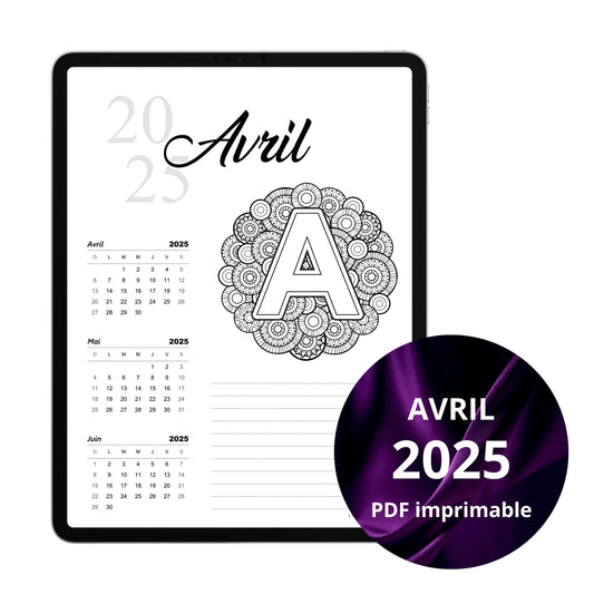 Agenda 2025 - 04 Avril