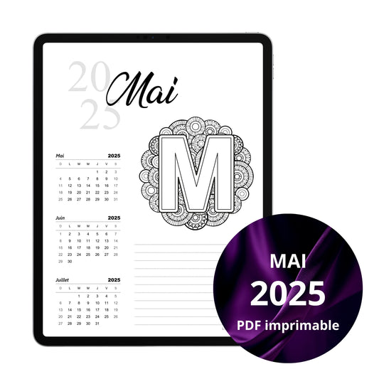 Agenda 2025 - 05 Mai