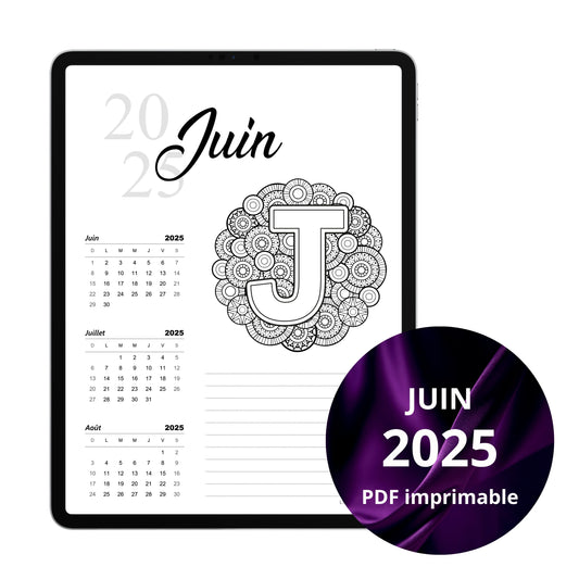 Agenda 2025 - 06 Juin