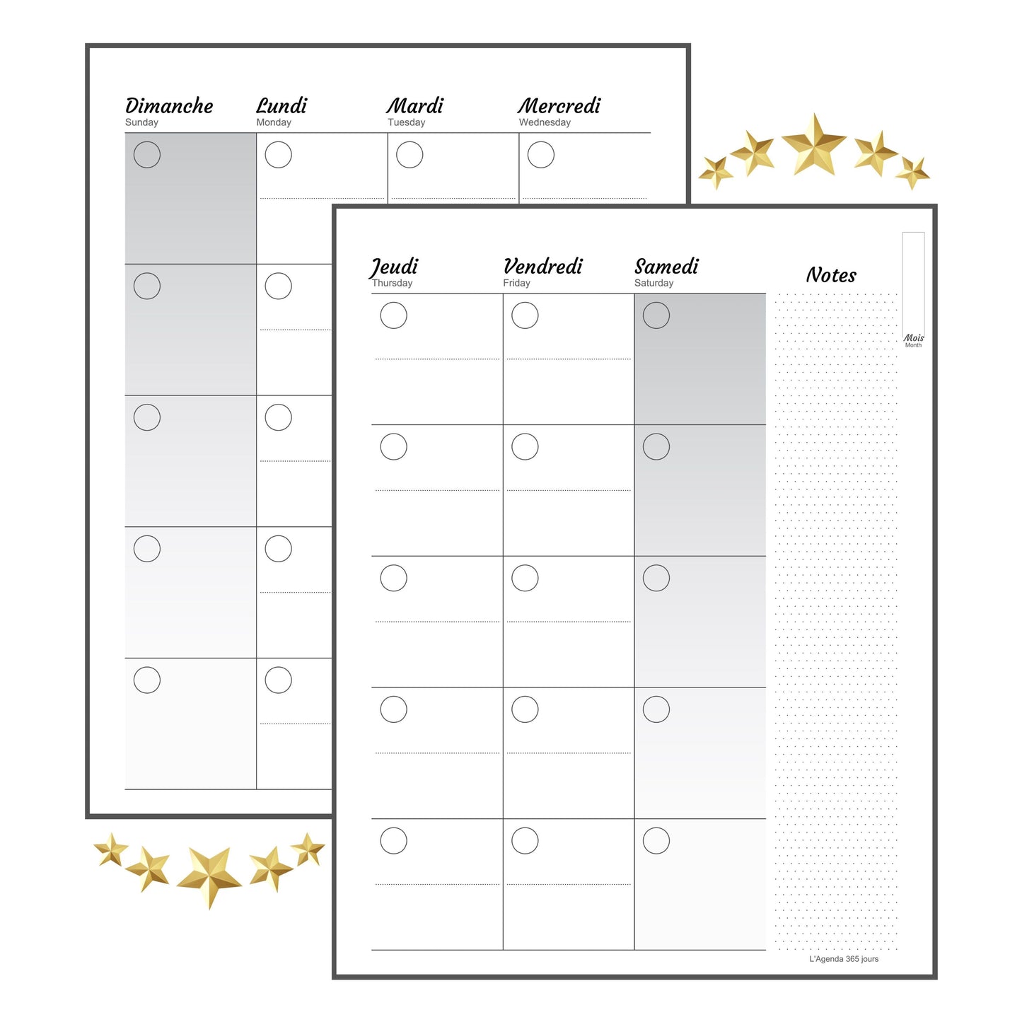 Agenda perpétuel - Limonade