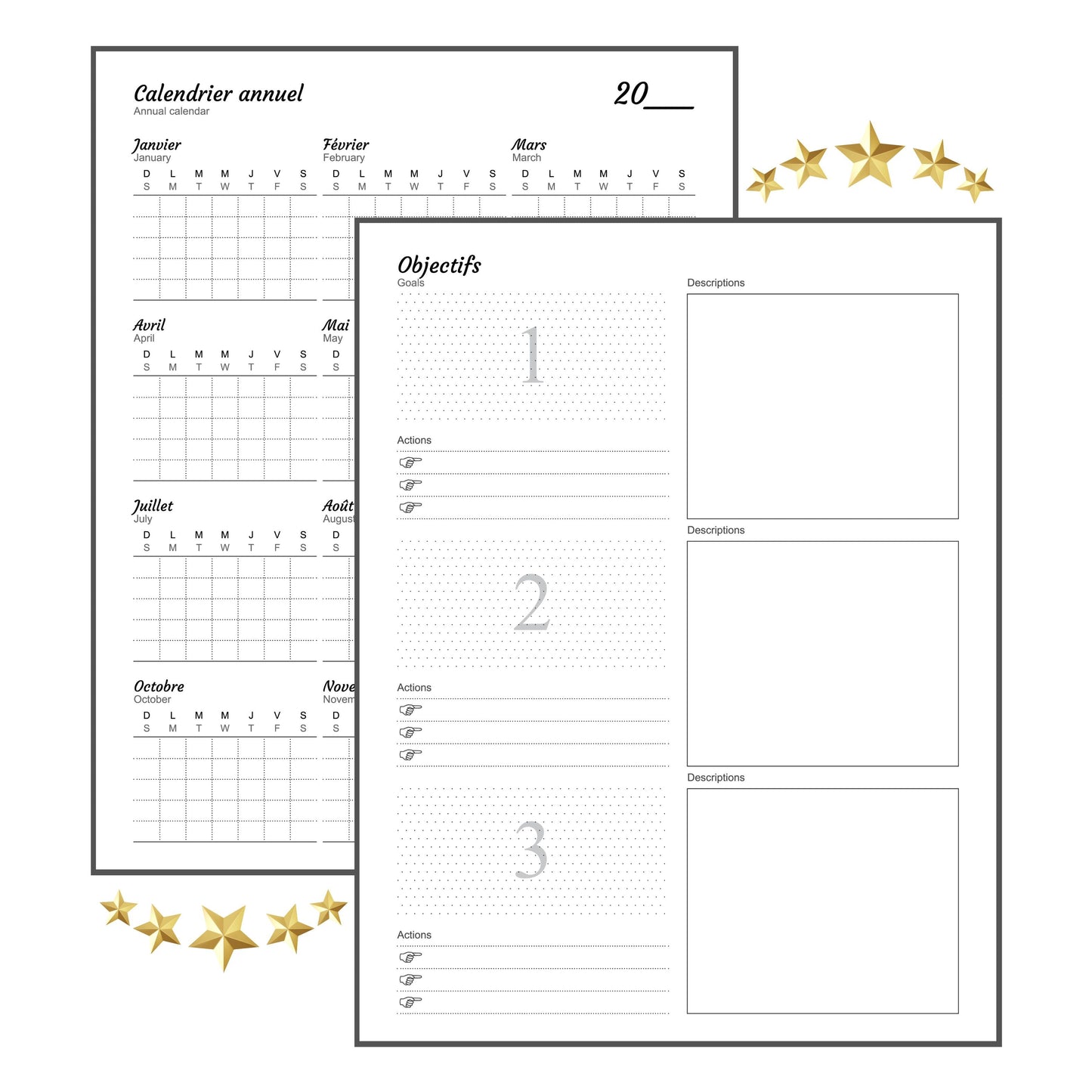 Agenda perpétuel - Limonade