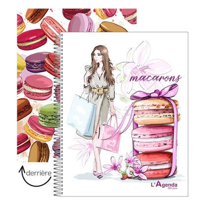 Agenda non daté - Macarons