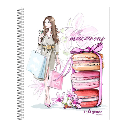 Agenda non daté - Macarons