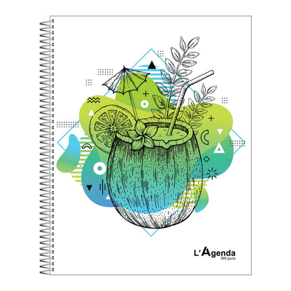 Agenda non daté - Coconut Cocktail