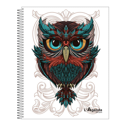 Agenda scolaire - Hibou