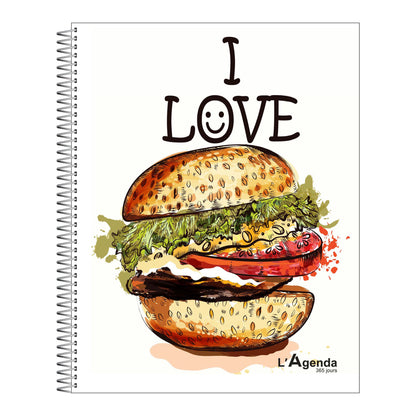 Agenda scolaire - Burger