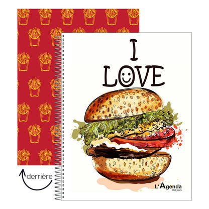 Agenda non daté - Burger