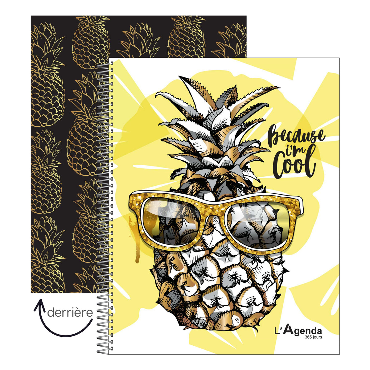 Agenda non daté - Ananas 3.0