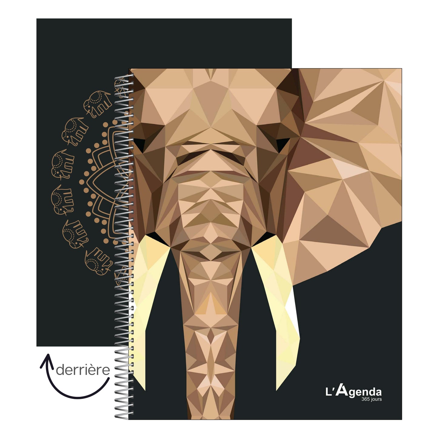 Agenda non daté - Éléphant