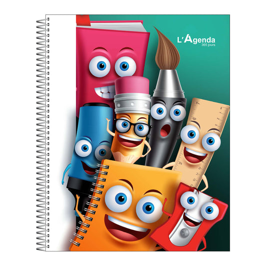 Agenda non daté - Retour à l'école