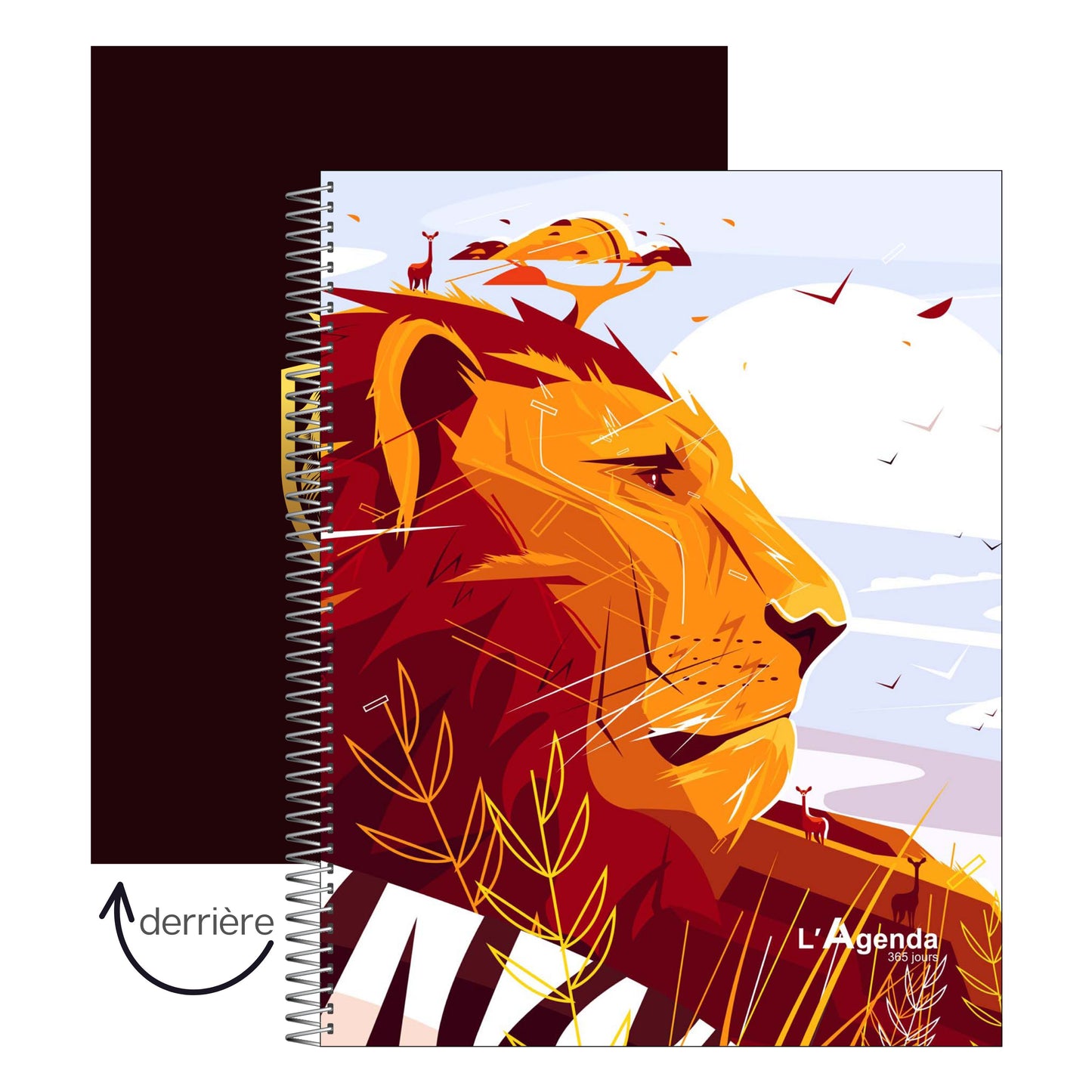 Agenda non daté - Roi Lion