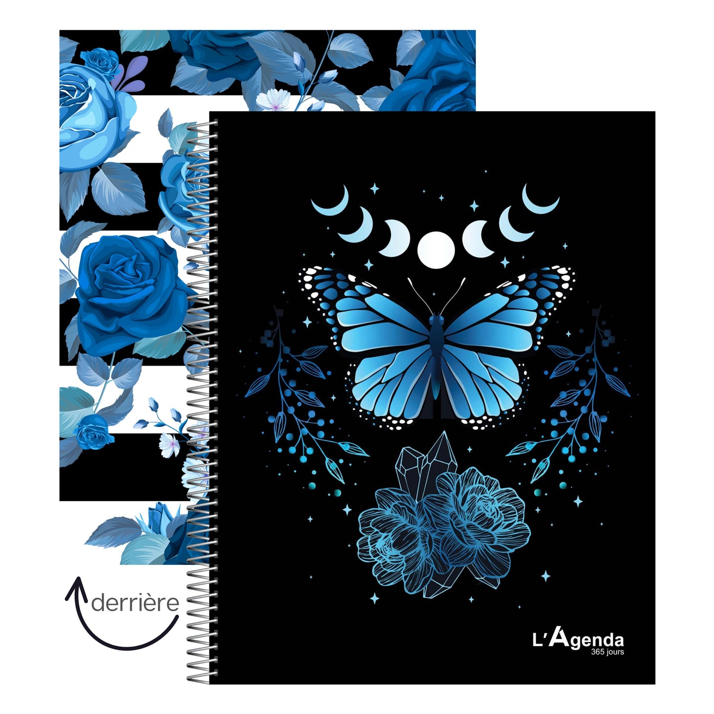 Agenda non daté - Papillon Bleu