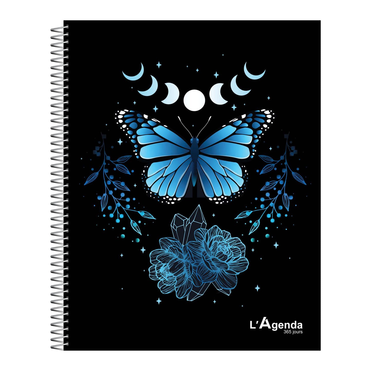 Agenda non daté - Papillon Bleu