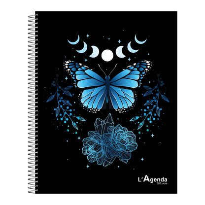 Agenda non daté - Papillon Bleu