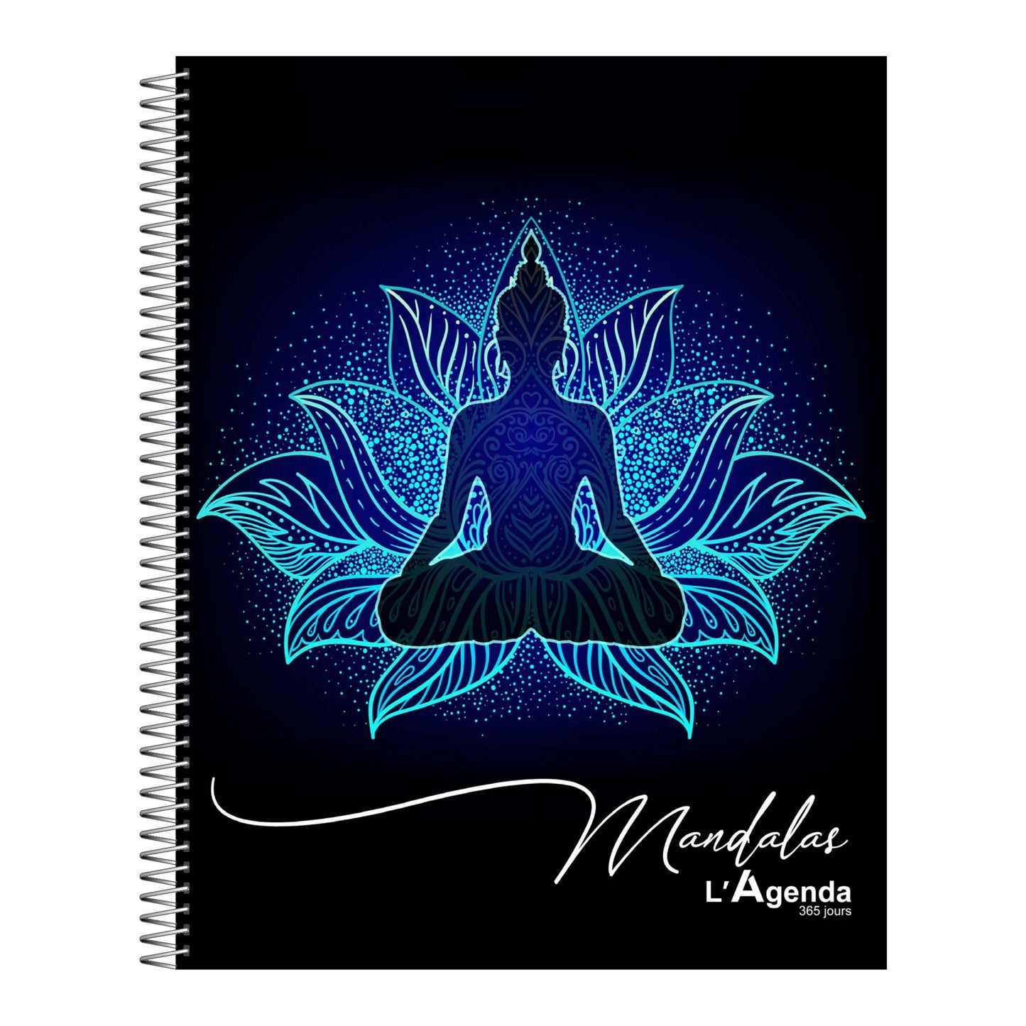 Agenda non daté - Mandala Bleu