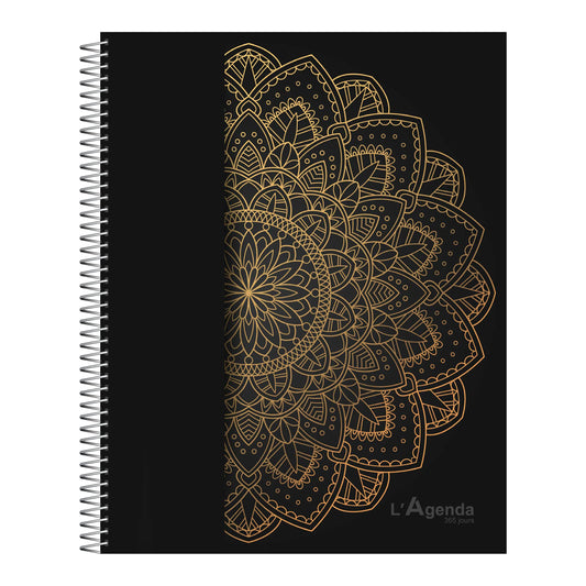 Agenda scolaire - Mandala OR