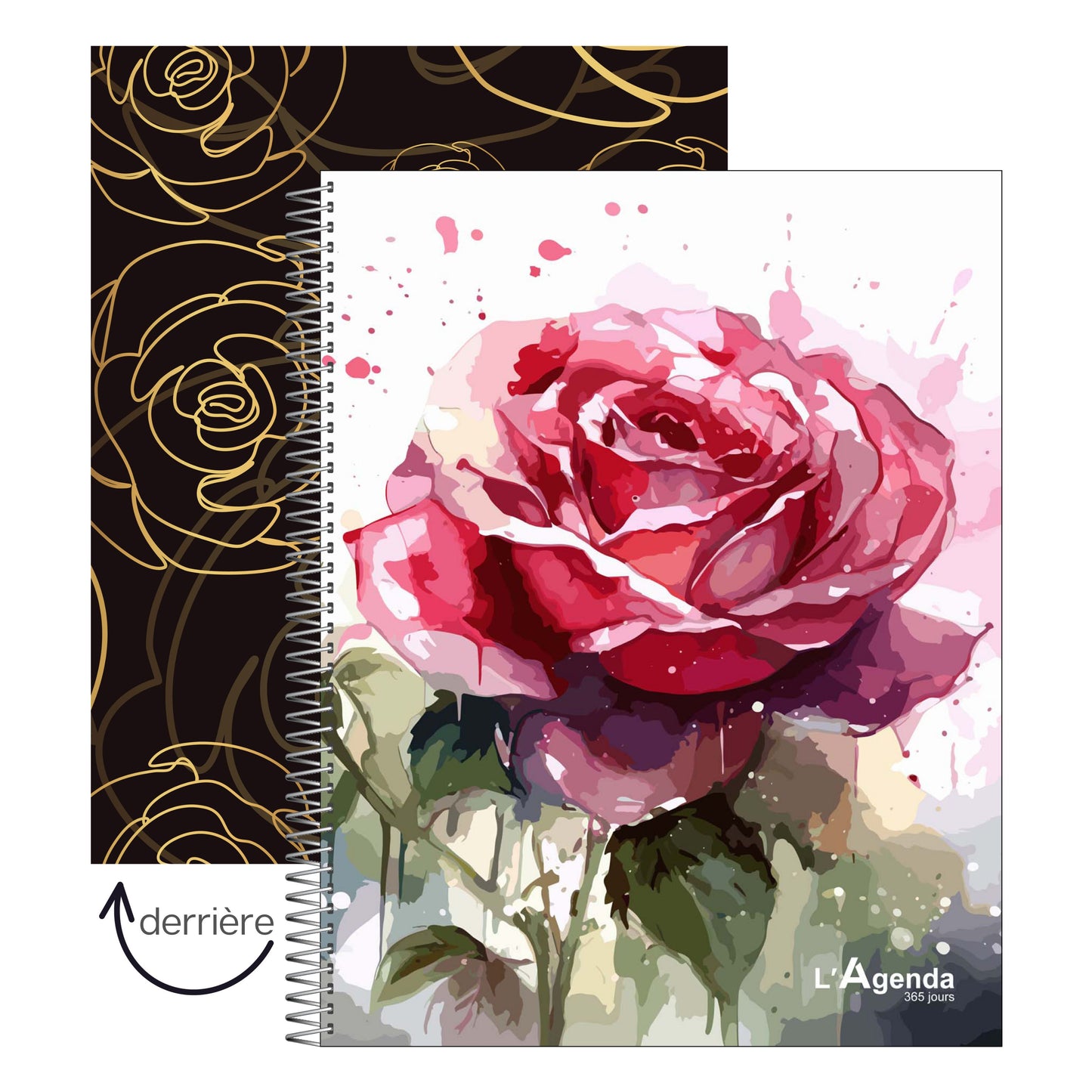 Agenda non daté - Rose 3.0