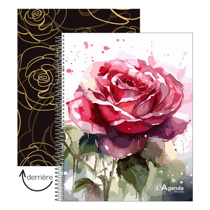 Agenda non daté - Rose 3.0