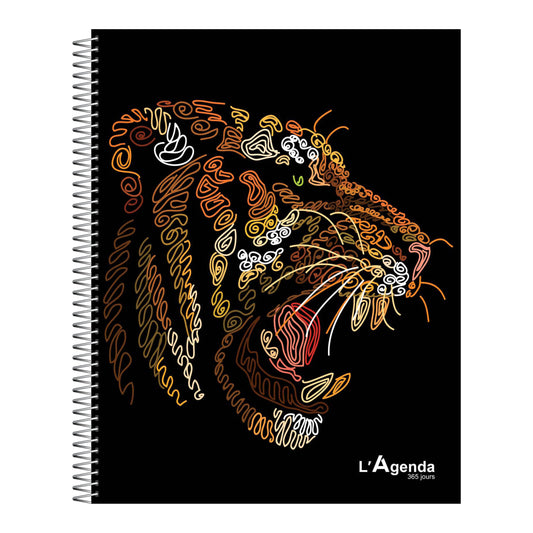 Agenda scolaire - Tigre