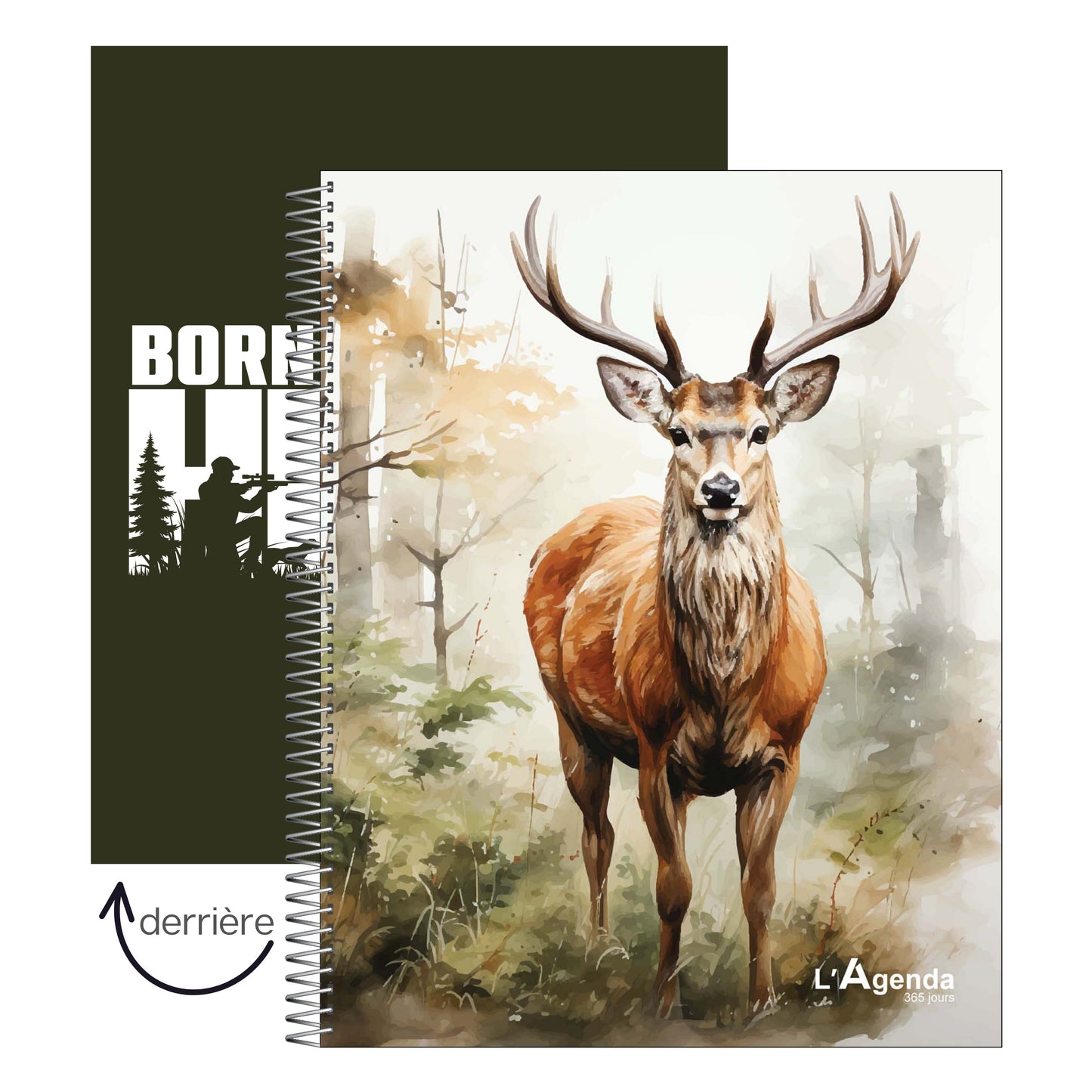 Agenda non daté - Cerf