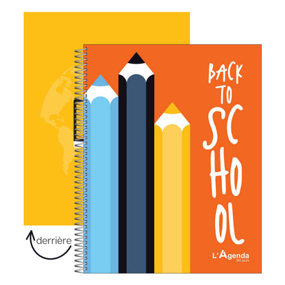 Agenda non daté - Retour à l'école 3.0