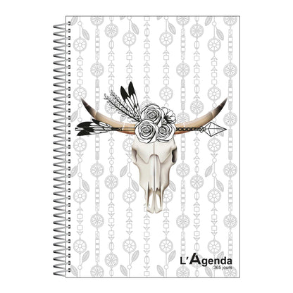 Agenda perpétuel - Crâne Animal