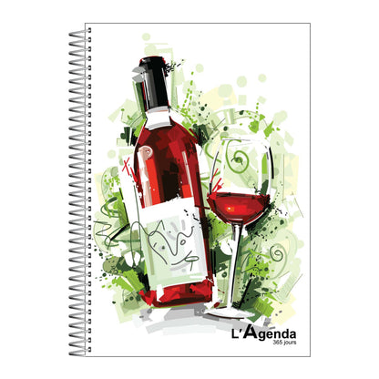 Agenda perpétuel - Vin Rouge