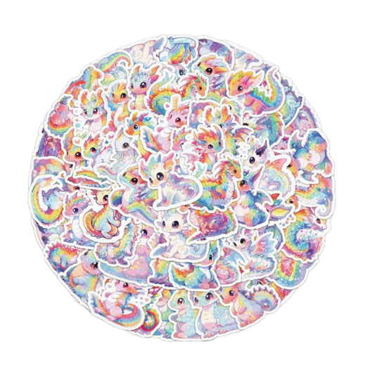 Autocollants - Dragon Arc-en-ciel