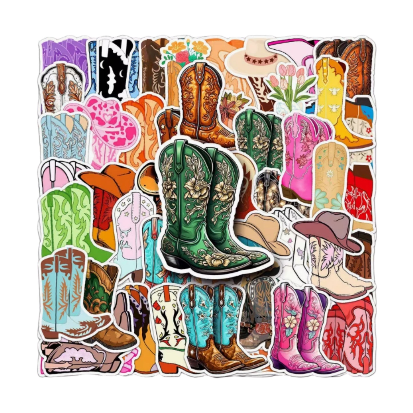 Autocollants - Bottes de Cowboy