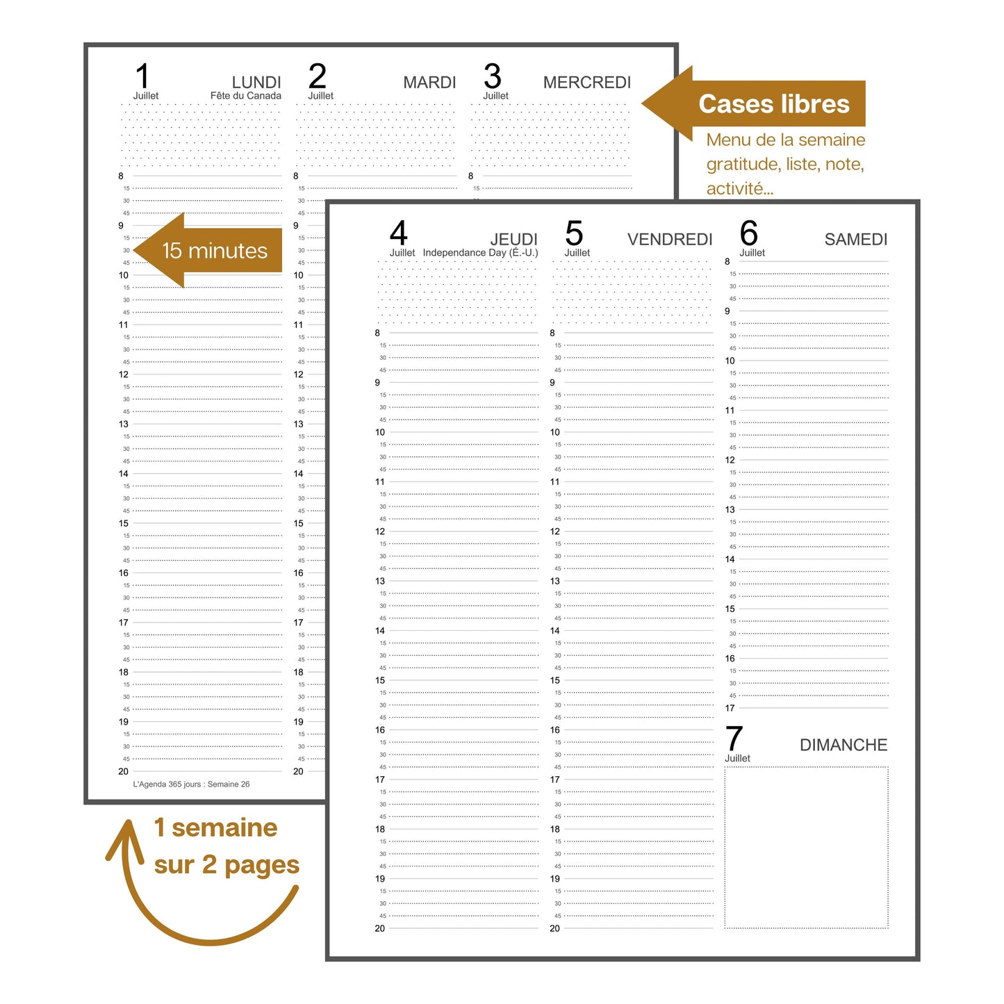 Agenda scolaire - Vent du Sud