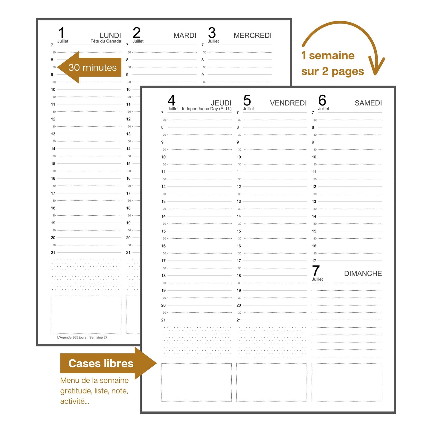 Agenda scolaire - Vent du Sud