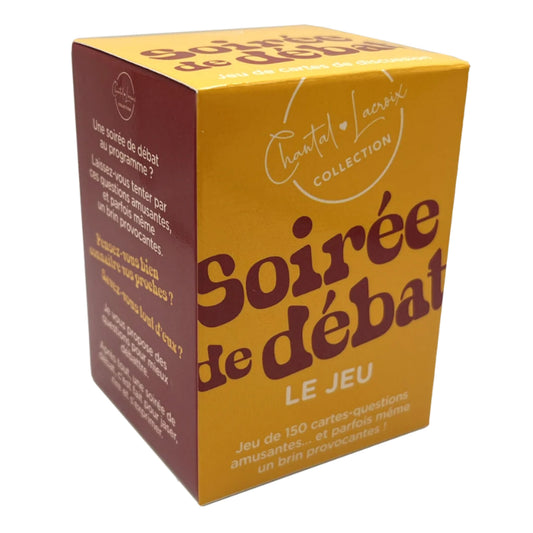 Chantal Lacroix - Jeu de cartes – Soirée de débat